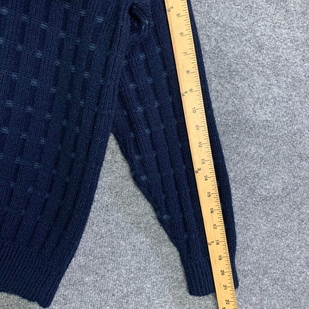 Vinatge Arte Inka‑Berfass Alpaca Quarter Zip Turtleneck Sweater Size M women - Picture 6 of 8